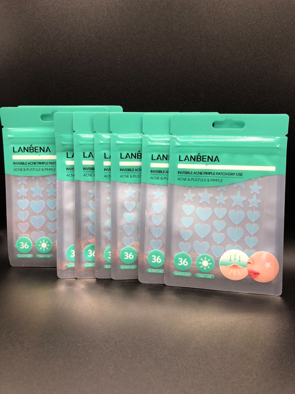 Patch Anti-Acné LANBENA Invisible – لاصقات LANBENA لعلاج الحبوب بتقنية الهيدروكولويد