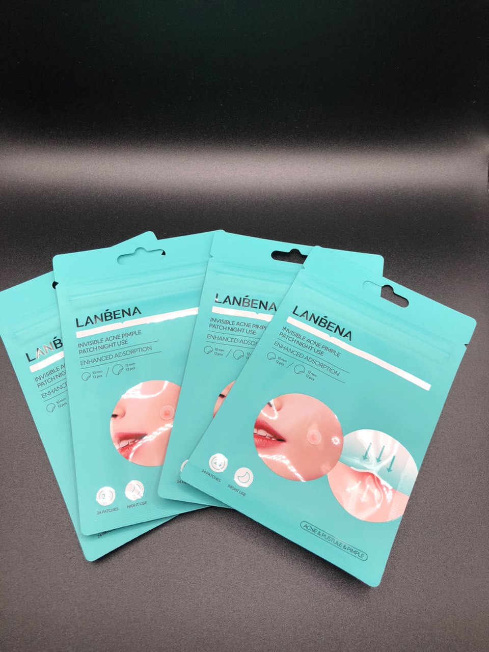 Patch Anti-Acné LANBENA Invisible – لاصقات LANBENA لعلاج الحبوب بتقنية الهيدروكولويد