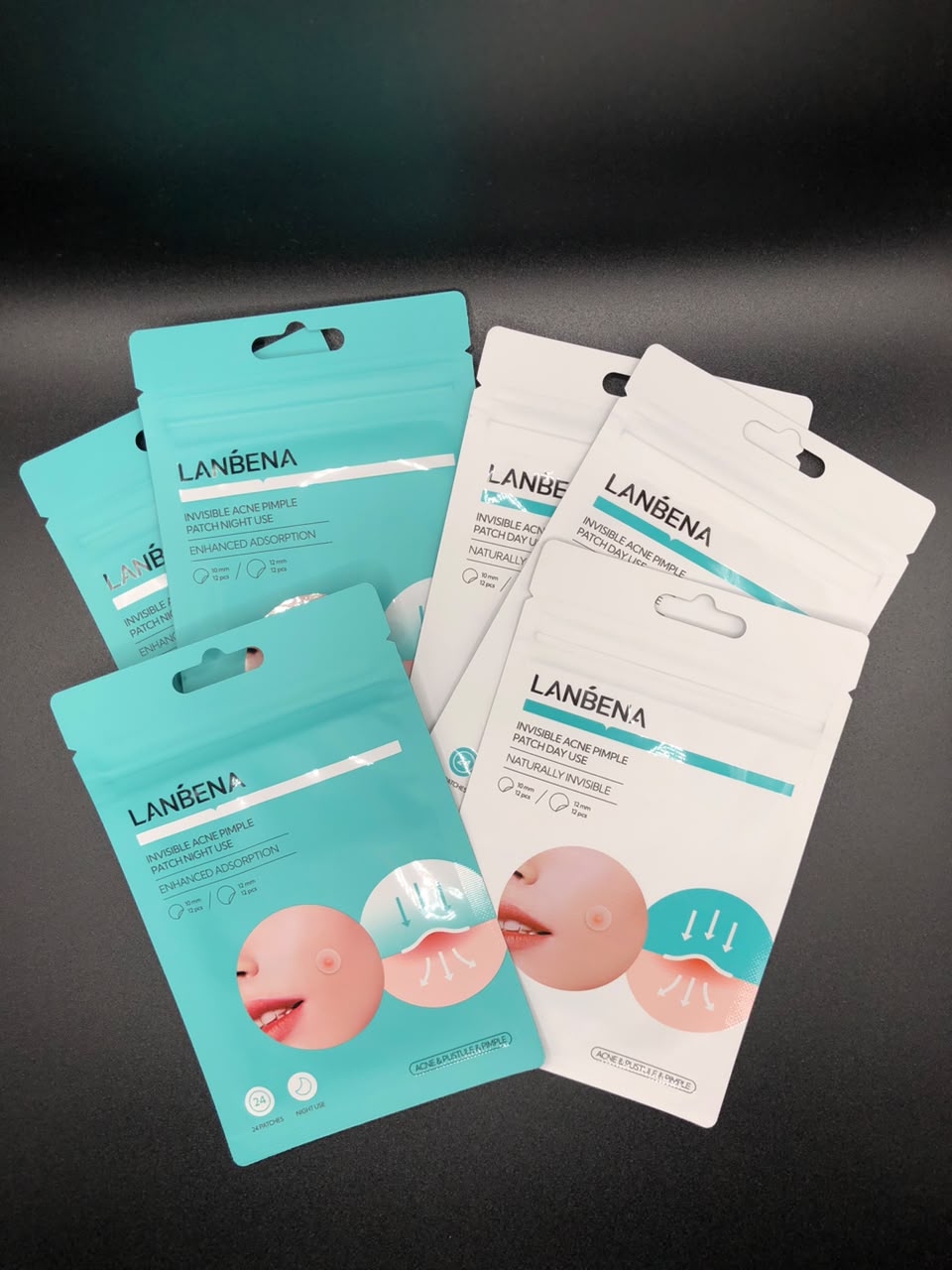 Patch Anti-Acné LANBENA Invisible – لاصقات LANBENA لعلاج الحبوب بتقنية الهيدروكولويد